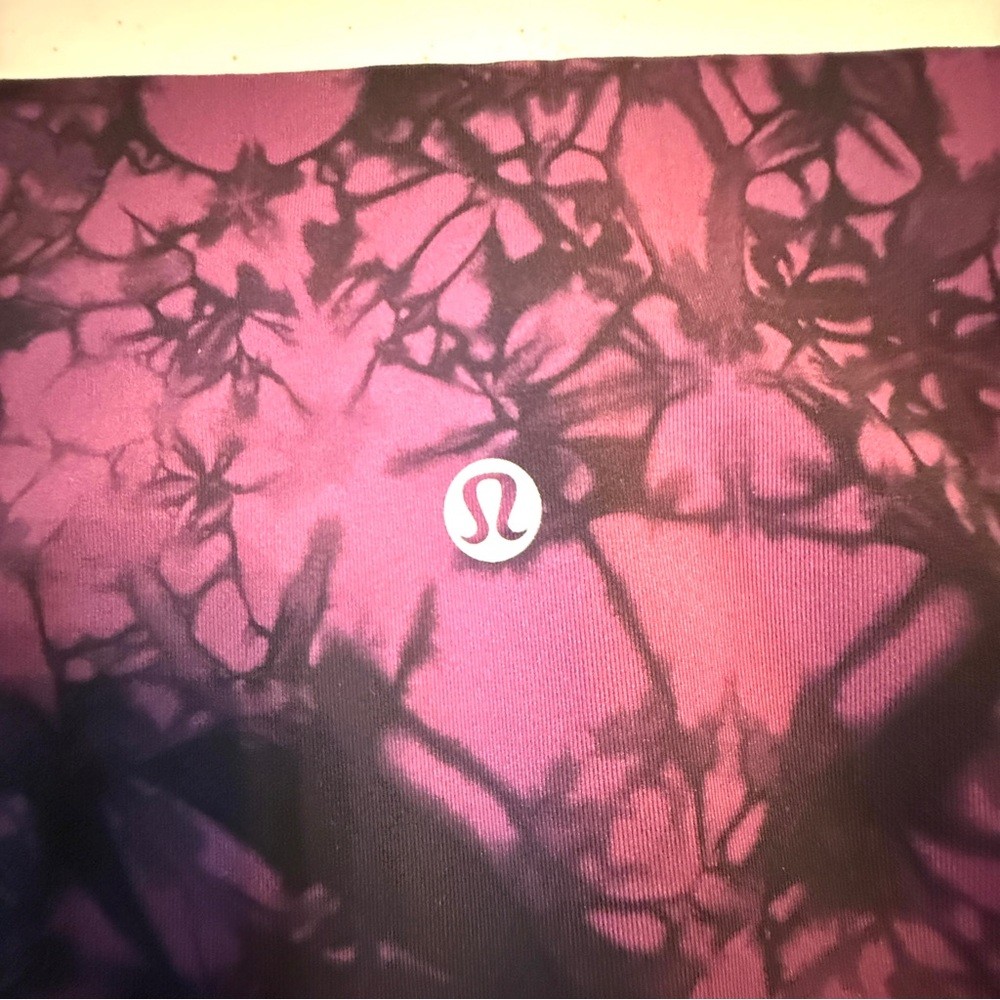 Lululemon -Wunder Under Pant (Hi-Rise)- Shibori Darkest Magenta Black - 10 - EUC - Picture 5 of 15